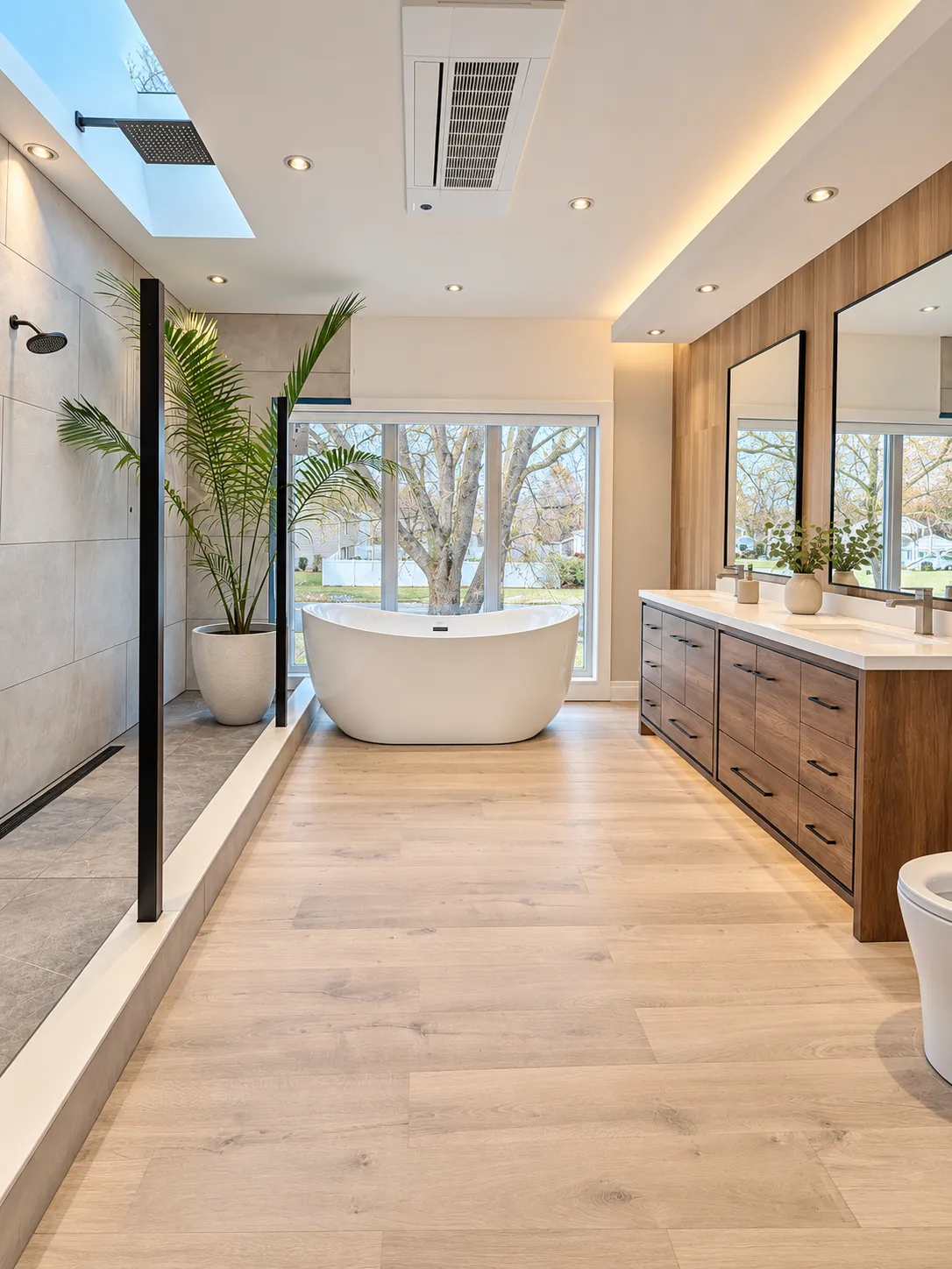 Spa-inspired primary bath